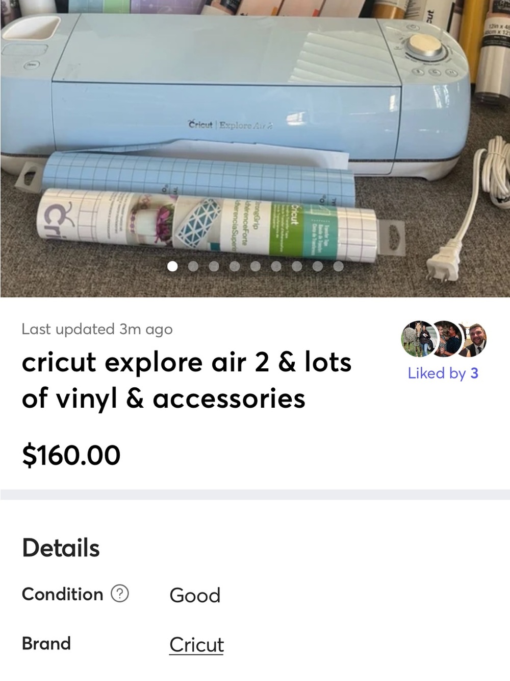 Cricut Explore Air 2 Cutting Machine - Light Blue